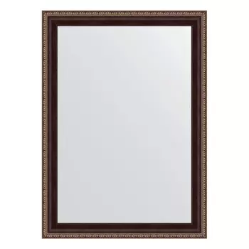 Зеркало в багетной раме, махагон с орнаментом 50 мм, 53 x 73 см