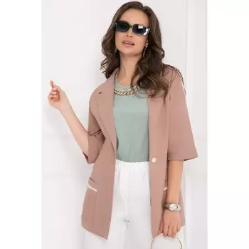 Жакет «Бартина капучино», размер 48