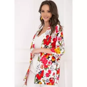 Жакет «Бартина рэд фловерс», размер 48