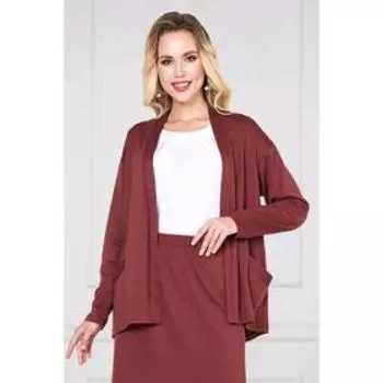 Жакет «Брунелло бордо», размер 50