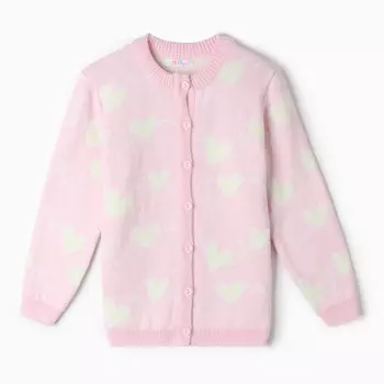 Жакет детский, цвет розовый, рост 92-98 см
