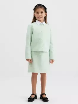 Жакет для девочки, MINAKU :Party Dress, цвет зеленый, рост 122 см