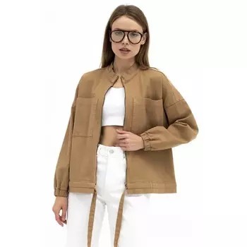 Жакет женский Eliseeva Olesya, размер 58, цвет бежевый