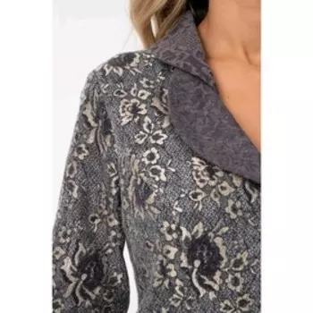 Жакет женский, размер 42, цвет серый