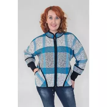 Жакет женский, размер 46, цвет бирюзовый