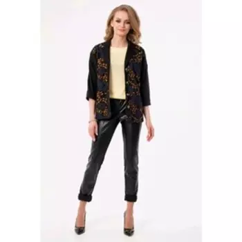 Жакет женский, размер 46, цвет чёрный