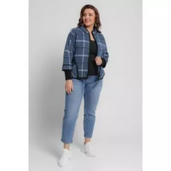 Жакет женский, размер 46, цвет индиго