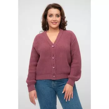 Жакет женский, размер 48, цвет лиловый