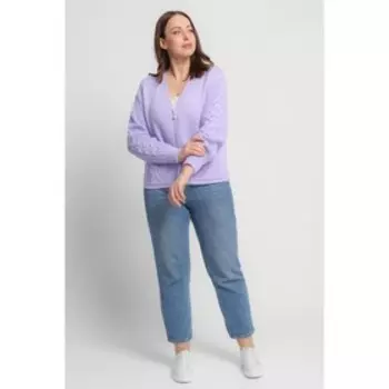 Жакет женский, размер 48, цвет сиреневый