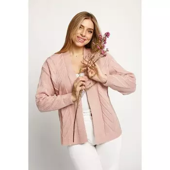 Жакет женский, размер 50 цвет пудра