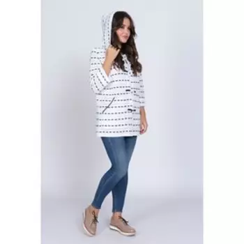 Жакет женский, размер 54, цвет бело-синий