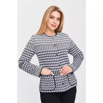 Жакет женский, размер 54 цвет джинс