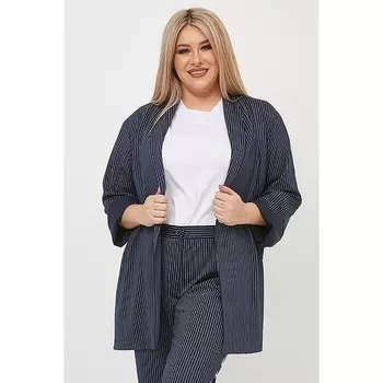 Жакет женский, размер 54, цвет синий