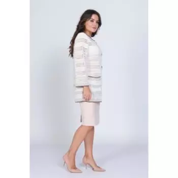 Жакет женский, размер 58, цвет молочный