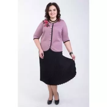 Жакет женский, размер 62, цвет сиреневый