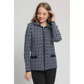 Жакет «Злата», размер 48, цвет сине-белый