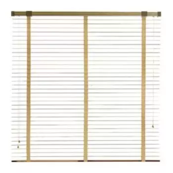 Жалюзи деревянные, размер 160х160 см, цвет зебрано белое