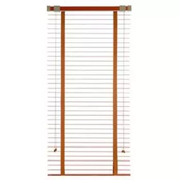 Жалюзи деревянные, размер 60х160 см, цвет черешня