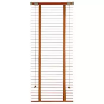 Жалюзи деревянные, размер 70х160 см, цвет черешня