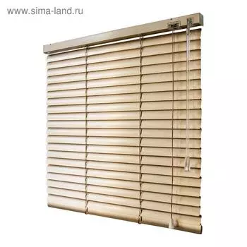 Жалюзи горизонтальные 200х160 см, цвет золотой