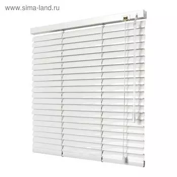 Жалюзи горизонтальные 90х160 см, цвет белый