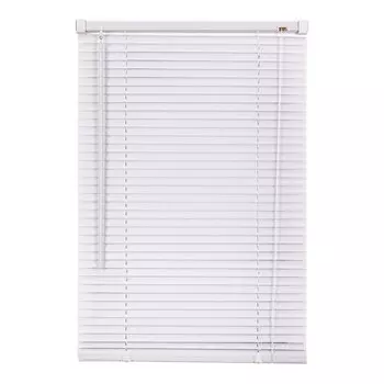 Жалюзи горизонтальные ПВХ, 120х160 см, цвет белый