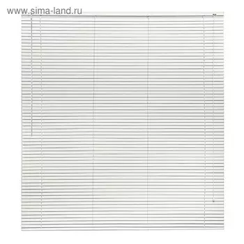 Жалюзи, пластик 140х160 см, цвет белый