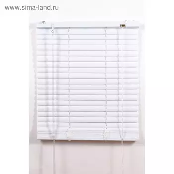 Жалюзи пластиковые, размер 110160 см, цвет белый