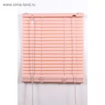 Жалюзи пластиковые, размер 170х160 см, цвет розовый