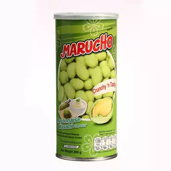 Жареный арахис "Marucho" в глазури со вкусом васаби 200 г