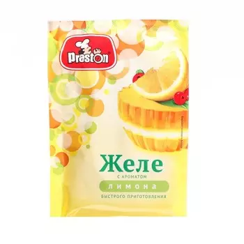 Желе с ароматом лимона "Preston", 50 г
