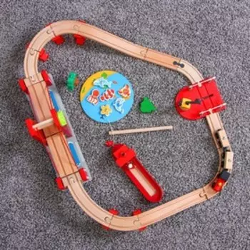 Железная дорога, 68 × 56 см