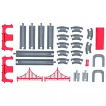 Железная дорога для детей «Служба спасения», 66 предметов, на батарейках