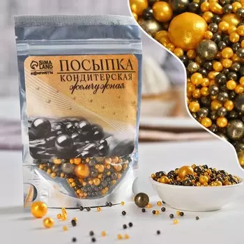 Кондитерская посыпка новогодняя для торта, мягкая, 50 г.