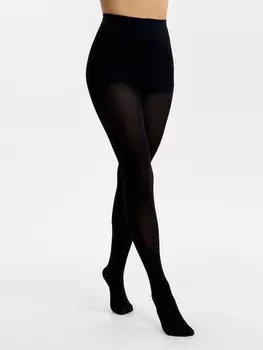Женские колготки MINAKU 100 ден, чёрные, размер 2/S