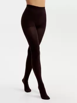 Женские колготки MINAKU 100 ден, темно-коричневые, размер 2/S