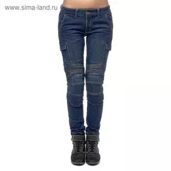 Женские мотоджинсы Nargiz Women, размер XL, синие