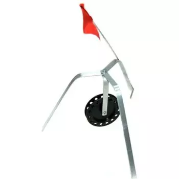 Жерлица трехногая алюм. с катушкой 90мм (Три Кита)