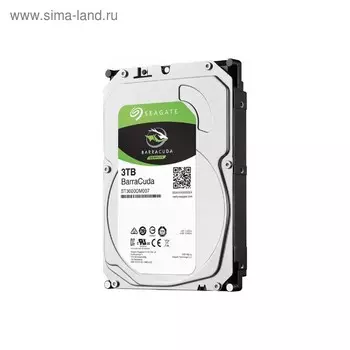 Жесткий диск Seagate Original Barracuda, 3Тб, SATA-III, 3.5"