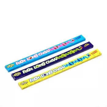 Жевательная конфета Foot Long Chew, ассорти с кислой пудрой, 30 г