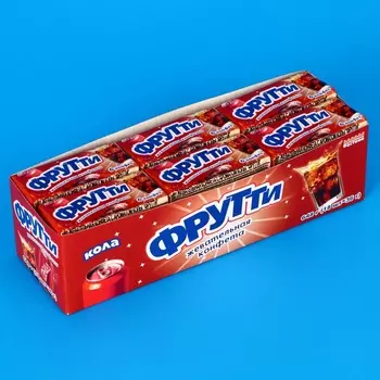 Жевательная конфета "Фрутти кола", с ароматом колы, 36 г