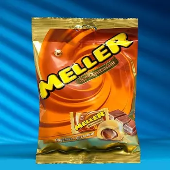 Жевательная конфета Meller, шоколад, 100 г