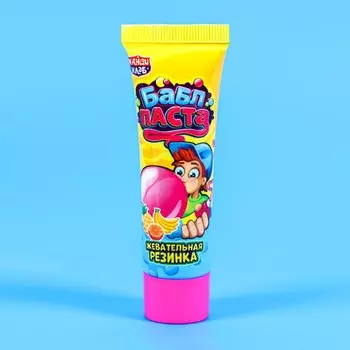 Жевательная резинка "Bubble паста" со вкусами тутти-фрутти, 22 г