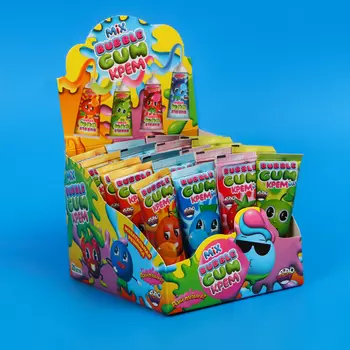 Жевательная резинка «Дуй пузырь! Bubble gum крем MIX», 22 г