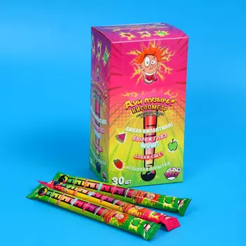 Жевательная резинка «Дуй пузырь! Кислометр», 18 г