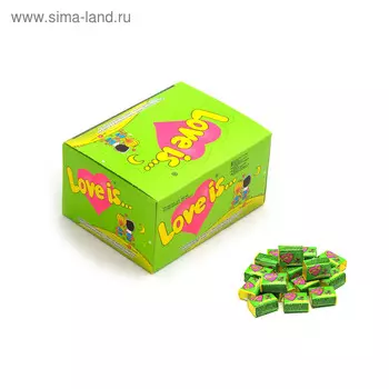 Жевательная резинка Love is «Яблоко и лимон», 4,2 г