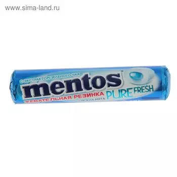 Жевательная резинка Mentos жидкий центр Мята ролл, 15,5 г.