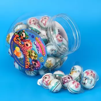 Жевательная резинка с кислой начинкой «Дуй пузырь! ШАРИКИ ЕДИНОРОЖКИ», 10 г