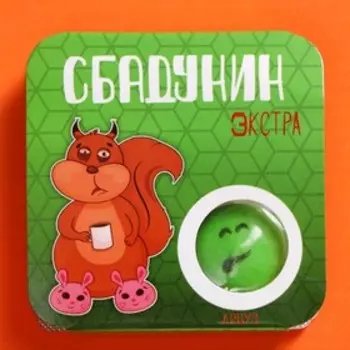 Жевательная резинка "Сбадунин-экстра" арбуз, 14г.