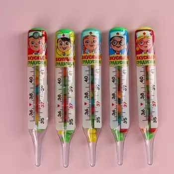 Жевательная резинка «Термометр женский» в форме градусника, 7 г.